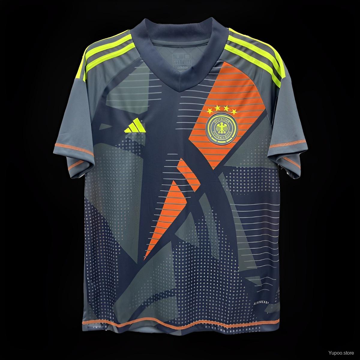 Camiseta de fútbol Alemania 2024 PORTERO MANGA CORTA VERSION FAN